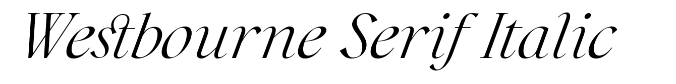 Westbourne Serif Italic
